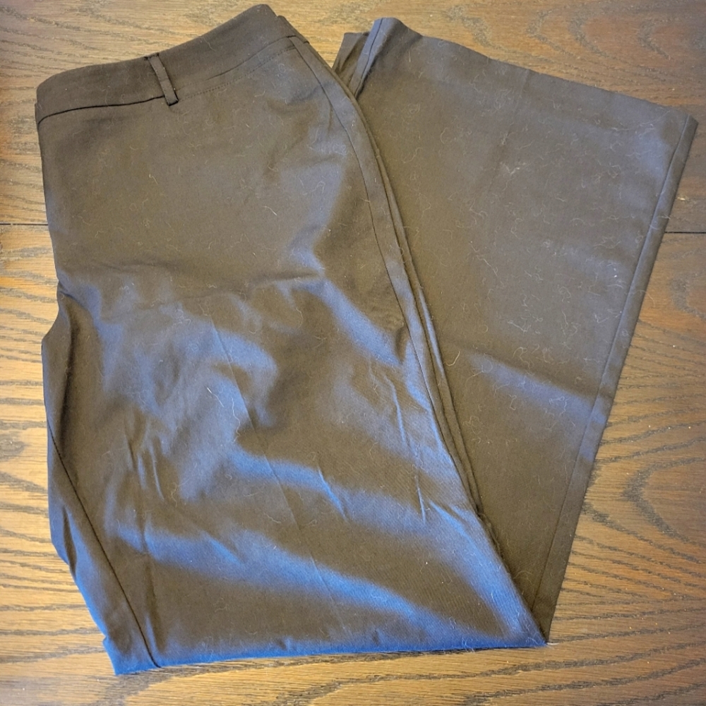 Wide leg dress pant